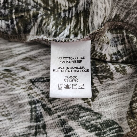 Reitmans tropical print cuffed sleeve t-shirt - Picture 7 of 10